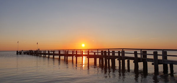 Bild Sonnenuntergang am Strand